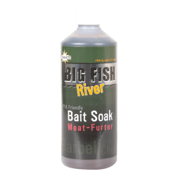 Lichid Atractant Dynamite Baits Big Fish River Bait Soak - Meat Furter 500ml