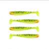 Shad Reiva Powerflex Lures 10cm Galben-Portocaliu Cu Sclipici