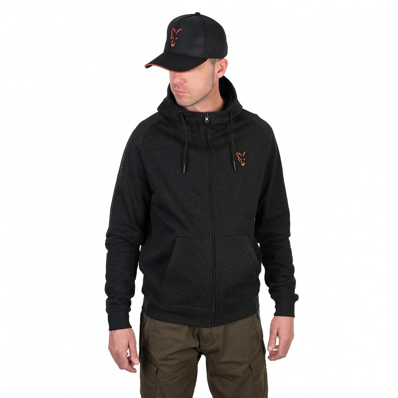 Hanorac Fox Collection LW Hoody Black & Orange