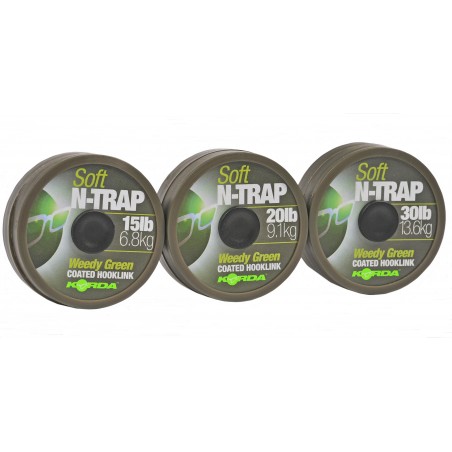 Korda Fir N-trap Soft 15lb Weedy Green/silt