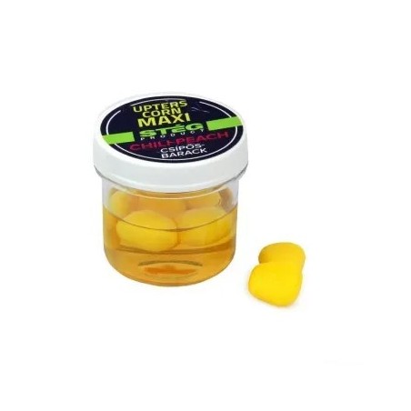 Porumb artificial Steg Product Upters Corn Maxi Chili Peach 14mm 10buc