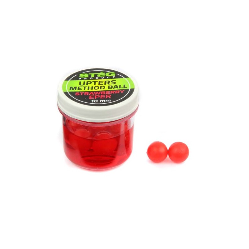 Pop up Steg Upters Method Ball 10mm Strawberry