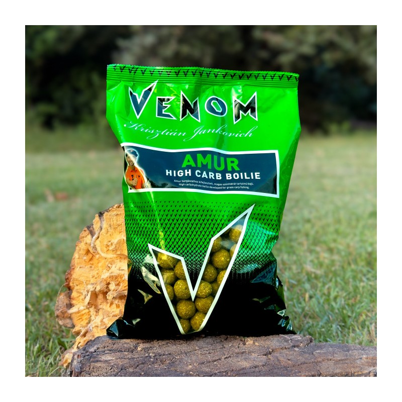 Boilies Federmania Venom High Carb Amur 16mm, 900gr