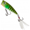 Vobler Salmo Rattlin' Popper Floating RA7F, Green Gill, 7cm, 12.5g