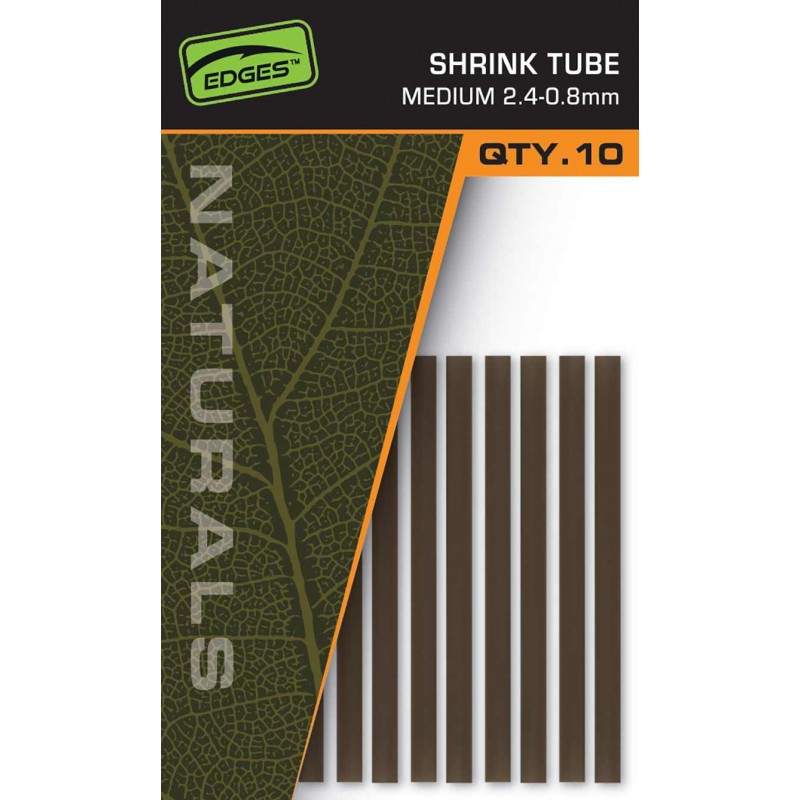 Tub Termocontractabil Fox Edges Shrink Tube, M 2.4-0.8mm, Natural, 10buc/plic