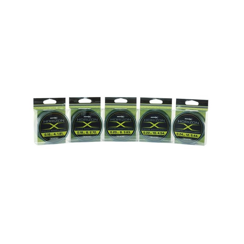 Fir Monofilament Matrix Horizon X Sinking Mono, 0.20mm/3.63kg, 300m