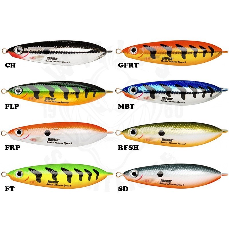 Oscilanta Rapala Rattlin' Minnow Spoon SBR .