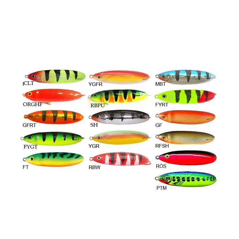 Oscilanta Rapala Rattlin' Minnow Spoon' YGFR