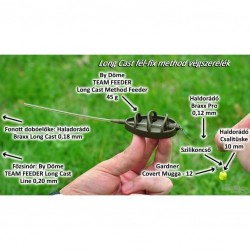 TEAM FEEDER LONG CAST METHOD FEEDER SET  BY DOME GABOR 65GR
