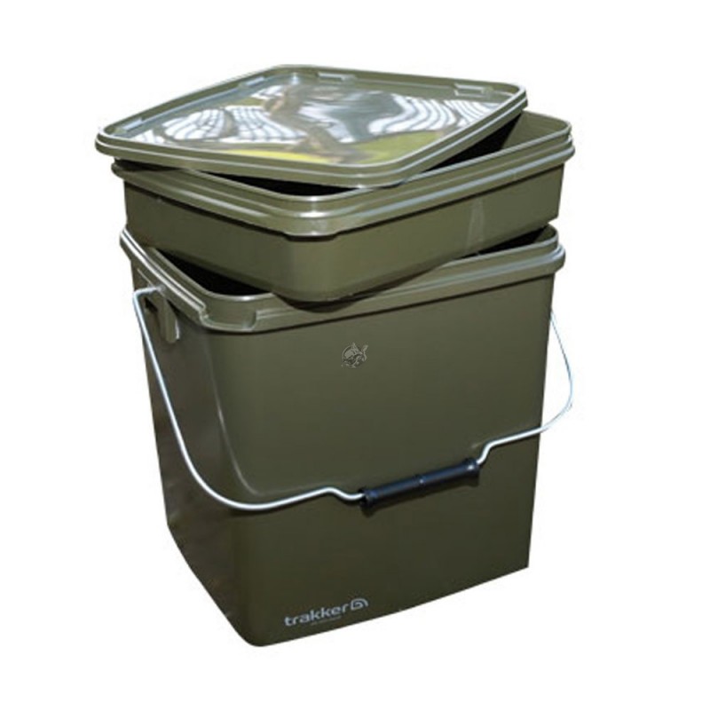 Trakker Galeata Olive Square Containers 17 Litri