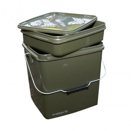 Trakker Galeata Olive Square Containers 17 Litri