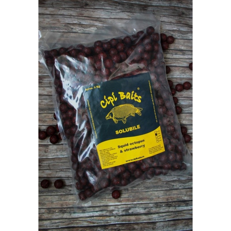 Cipi Baits - Solubile Squid Octopus Strawberry 3Kg