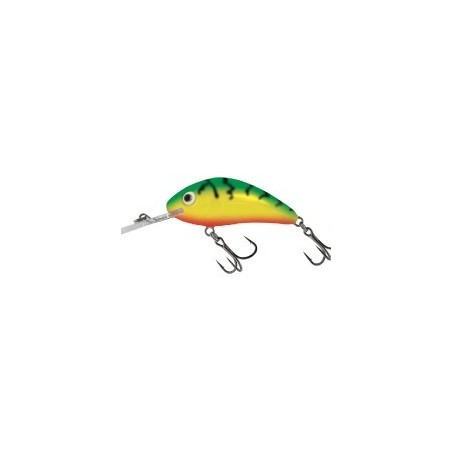 Salmo Rattlin Hornet colour green tiger floating