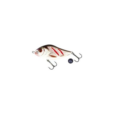 Salmo Slider wounded real grey shiner floating