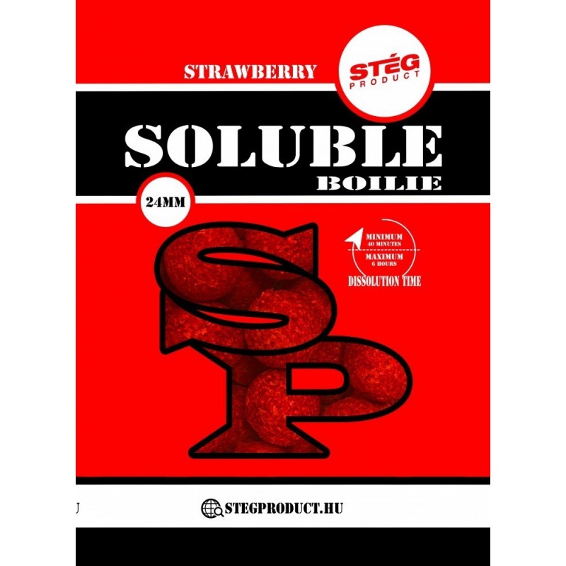 Steg Soluble Boilie Capsuni 24mm