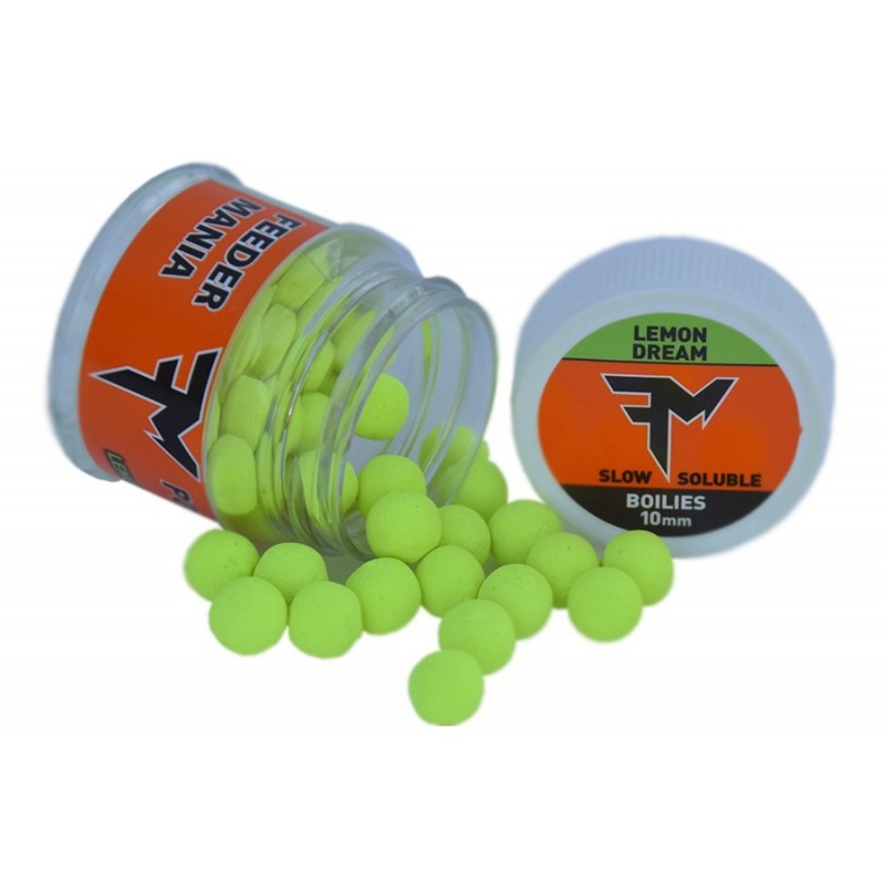 Feedermania Slow Soluble Boilies 8mm Lemon Dream