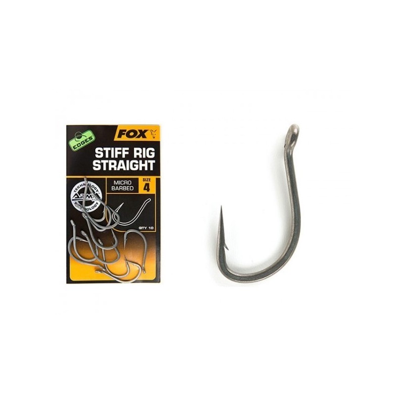 Cârlige Fox Edges Stiff Rig Straight Nr: 7