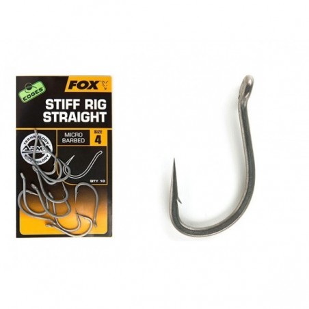 Cârlige Fox Edges Stiff Rig Straight Nr: 7