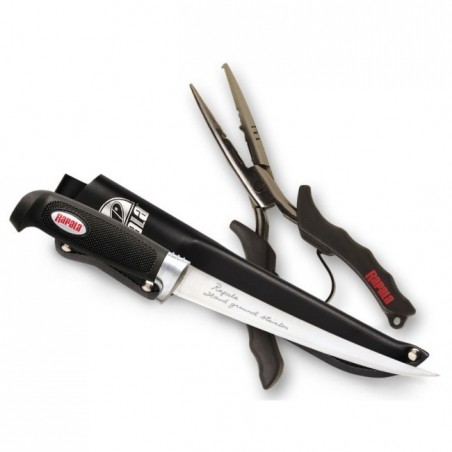 KIT RAPALA FILLET TOOL COMBO 2 PIESE - CLESTE + CUTIT PENTRU FILETAT