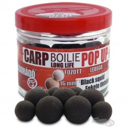 HALDORÁDÓ Pop Up főzött csalizó bojli - Fekete Tintahal 16-20 mm