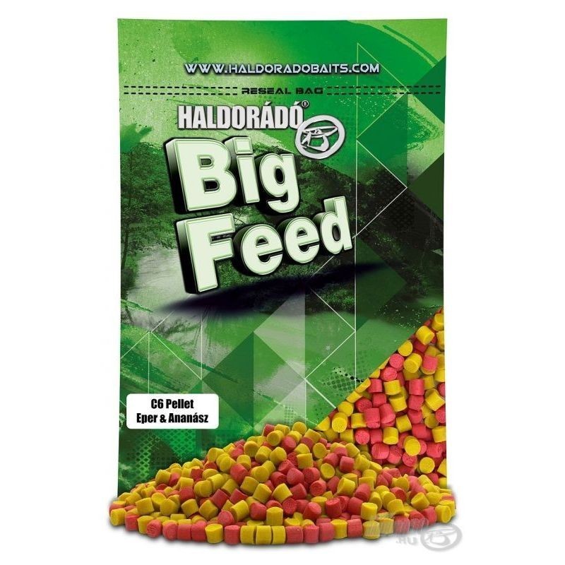 HALDORADO Big Feed - C6 Pellet - Capsuna & Ananas 900 g