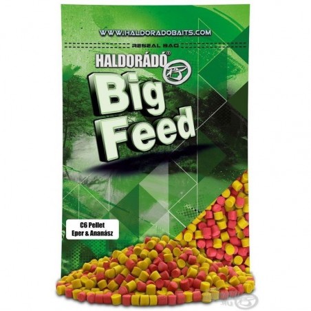 HALDORADO Big Feed - C6 Pellet - Capsuna & Ananas 900 g