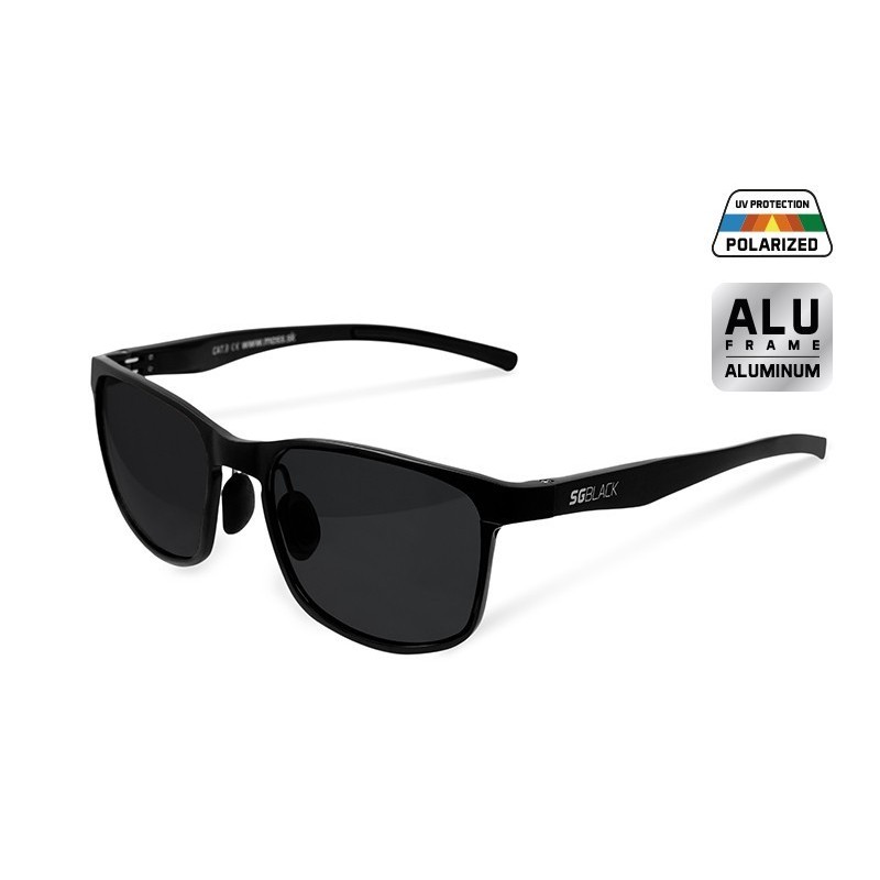 Ochelari de soare polarizați Delphin SG BLACK lentile negre